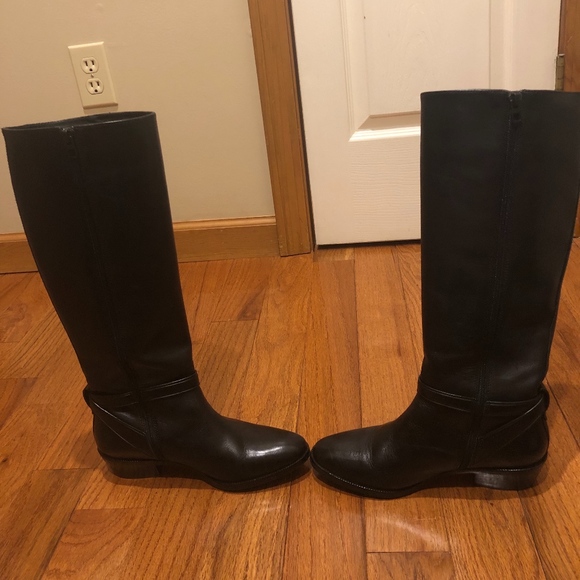 Black Coach riding style boots - Picture 2 of 4